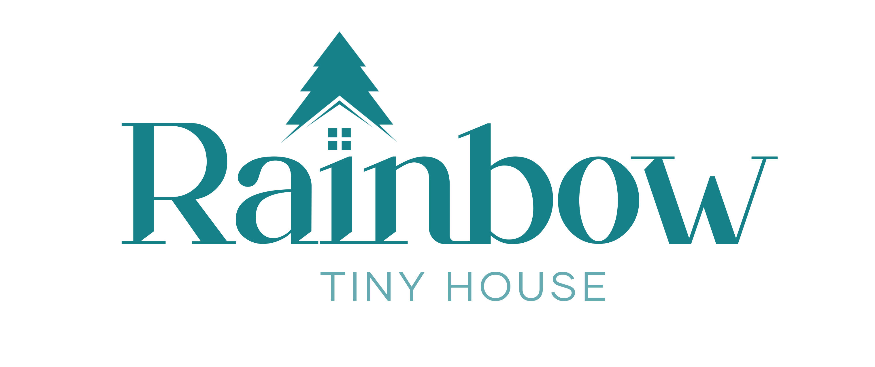 Rainbow Tiny House Logo