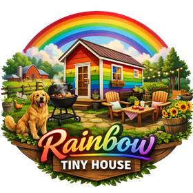 Rainbow Tiny House Logo